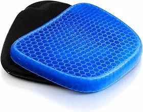 Almofada Ortopédica Gel Colmeia para Cadeira Carro e Escritório