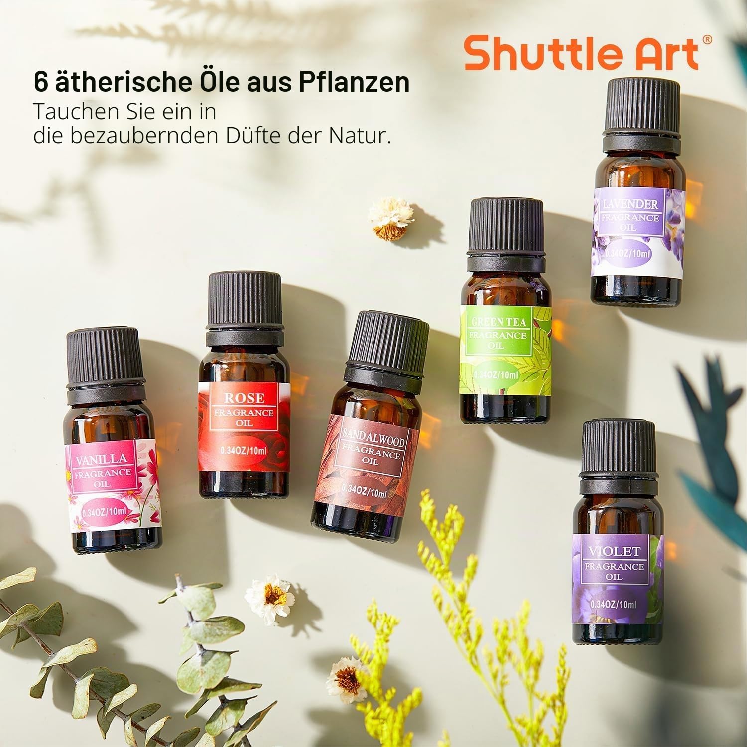Shuttle Art Kerzen Selber Machen Set, DIY Kerzenherstellung Set mit 1,36kg Sojawachs, Schmelztopf, Duftöl, Dochten, Kerzendosen, Farbstoffen, Kerzen ziehen, Candle Making Kit, Duftkerzen Selber Machen