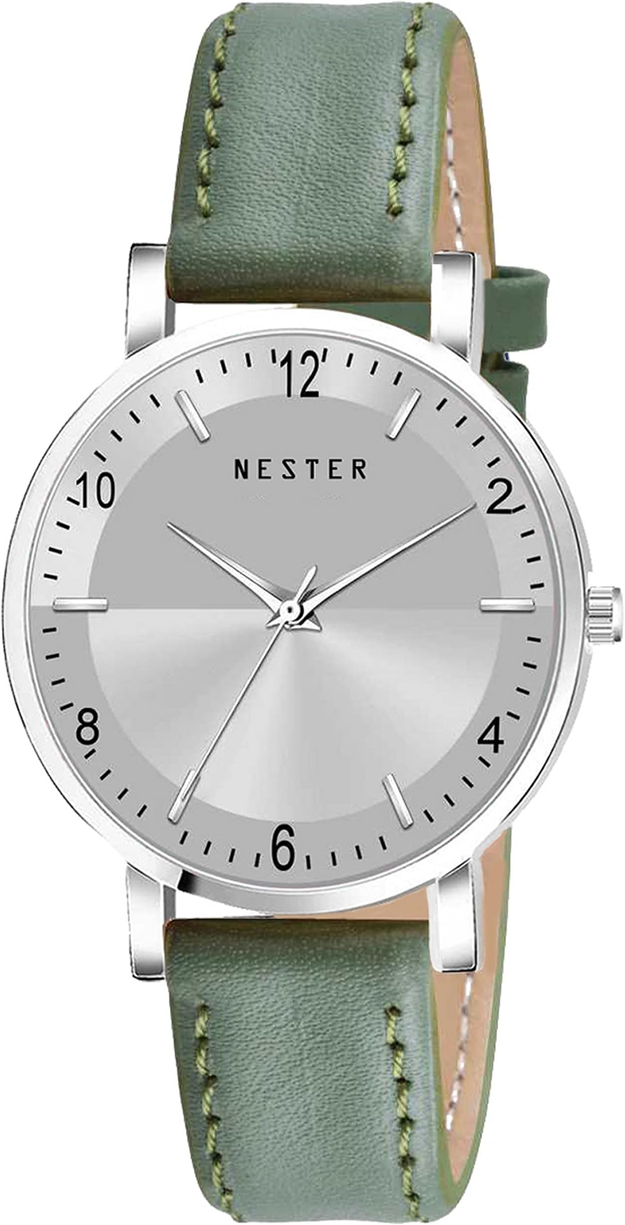 Nester Women's Watches Leather Strap Analogue Simple Style Ladies Fashion Watches Waterproof Watch for Wife Miss Women Birthday Gift