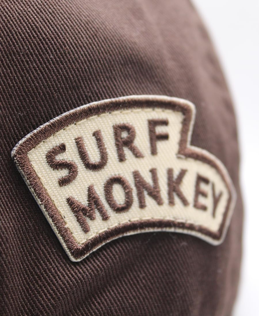 Surf Monkey Berretto Baseball Classic - Berretto Dad in cotone - Taglia unica - Cotone biologico