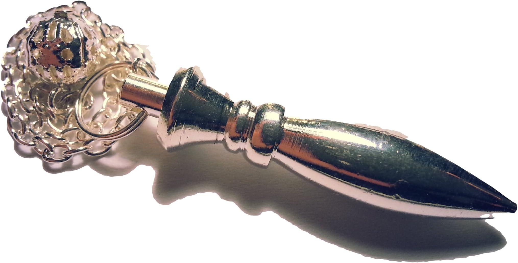 Metal pendulum dowser many variations (Type 14 Karnak silver-coloured)