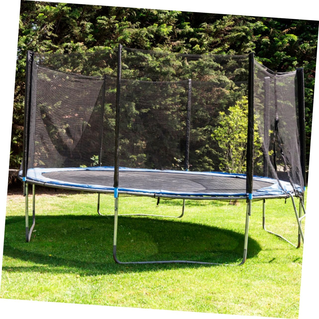 SUPVOX Trampoline Safety Net with High Density Mesh Protective Enclosure for Outdoor Use Durable Material Prevents Falls for Pets