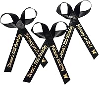 Vista 17 de 25 moños personalizados con cintas ensambladas, recuerdos personalizados para despedida de soltera, recuerdos de fiesta, cintas personalizadas