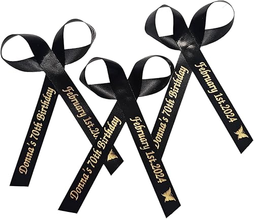 Miniatura 17 de 25 moños personalizados con cintas ensambladas, recuerdos personalizados para despedida de soltera, recuerdos de fiesta, cintas personalizadas