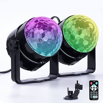 Amazon.co.jp: KcBlueJP ミラーボール ディスコライト【2個