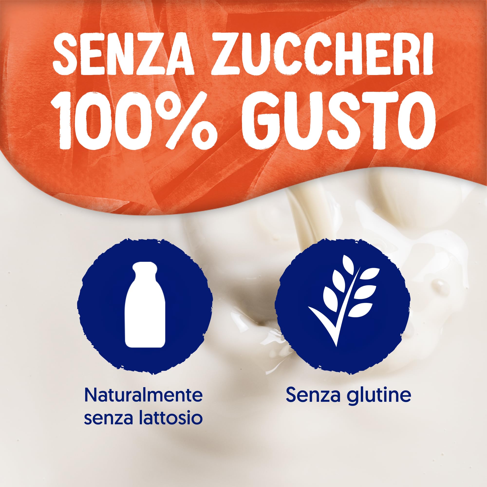 ALPRO SENZA ZUCCHERI, Bevanda alla MANDORLA, Naturalmente Senza Lattosio, con Vitamine B2, B12, D2, E - 8 confezioni x 1 Litro