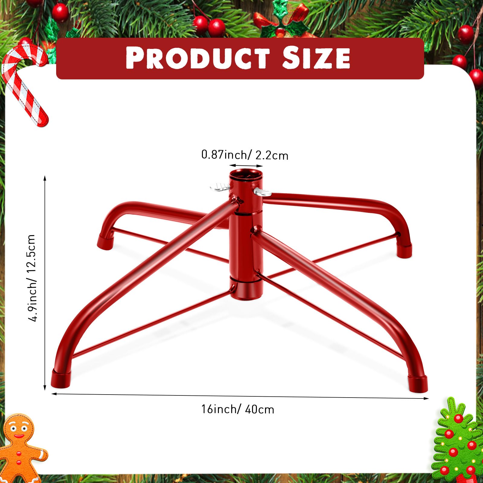 Amazon.com: Roowest Folding Christmas Tree Stand Artificial Xmas