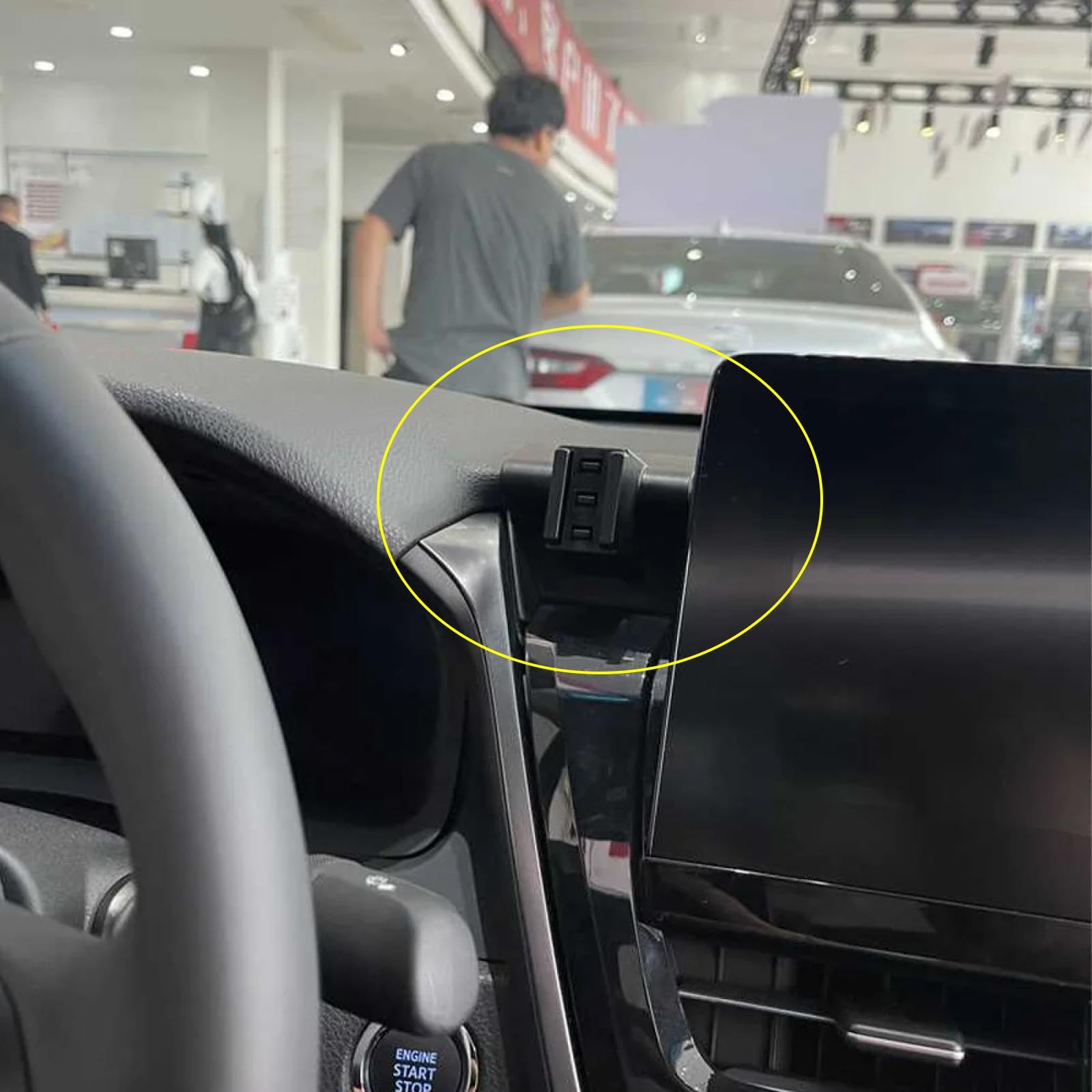 Soporte Móvil Coche para Toyota Camry XV70 2021-2024, Soporte para teléfono móvil para Coche con Clip para Rejilla de ventilación