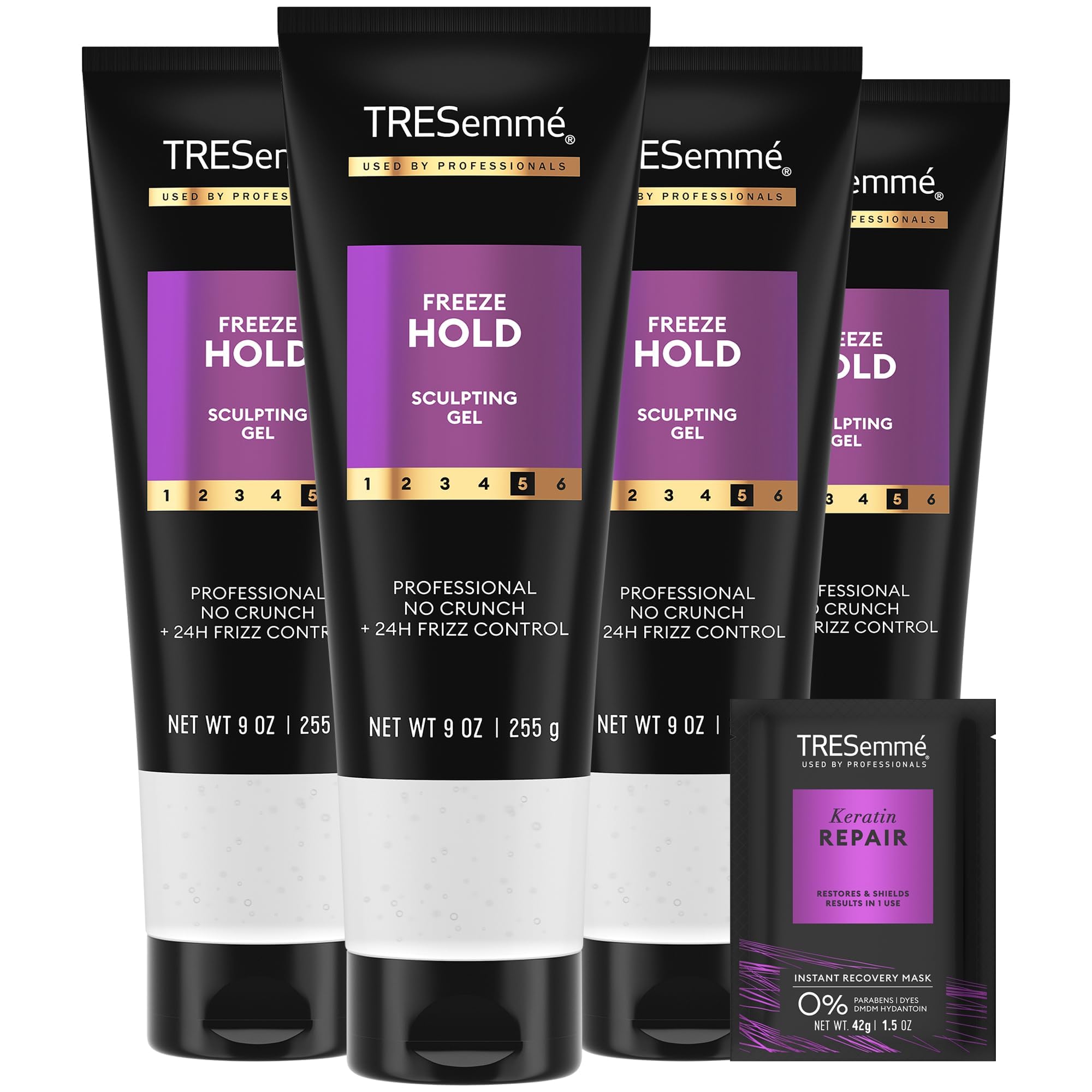 Amazon.com : TRESemme Hair Gel, Mega Control 4-Pack, 24H Frizz