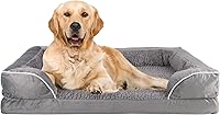 Vista 1 de PETMAKER Orthopedic Dog Bed - 42in Dog Couch Bed with Supportive Wraparound Bolster and Removable Washable Cover - Egg-Crate Foam Extra Large Dog