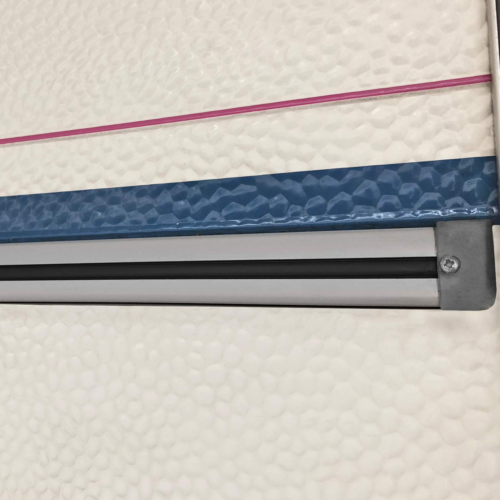 Nastro Bordato 12 Mm Nero Bianco Riempimento Listelli 35 M Profilo Di - Foto 7