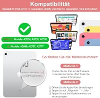 KBCASE iPad 10-11 hüvely forgó billentyűzettel, 7 szín háttérvilágítás, QWERTZ 2