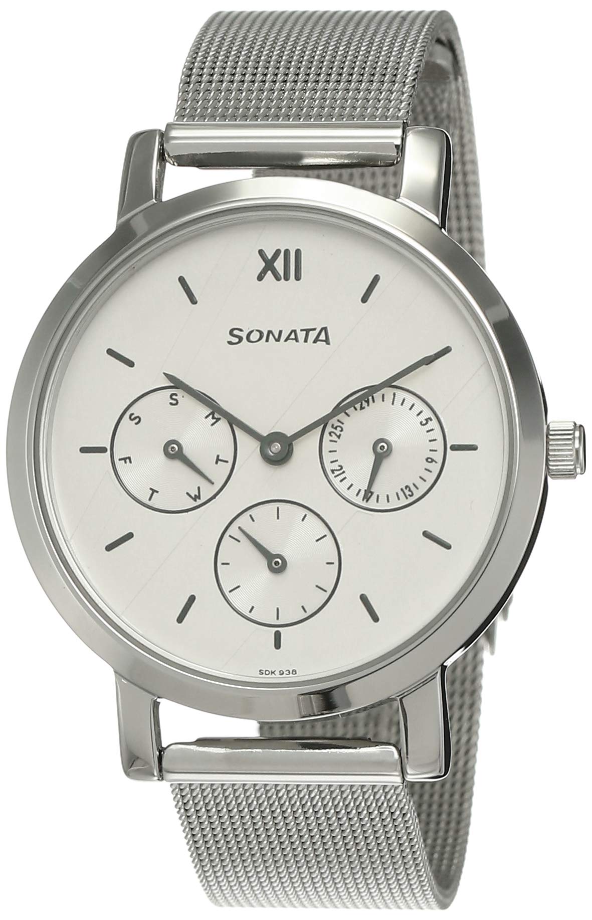 Sonata Multifunctions Silver Dial Women Watch With Metal Strap-NP8164SM02 (B08Q3FRHV7) Amazon Price History, Amazon Price Tracker
