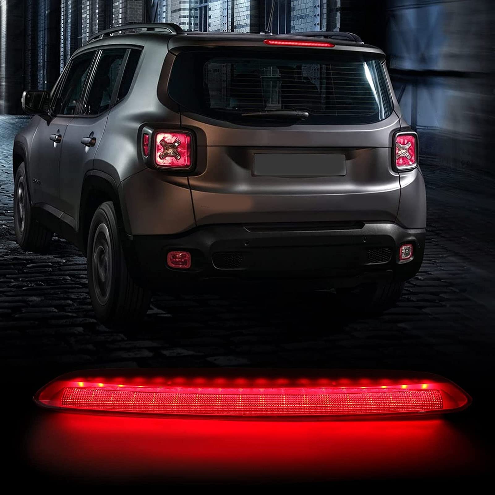 Sostituzione Lampada Stop a Montaggio Alto per RENEGADE 2015‑2020, Luce Brillante e Precisa con Struttura Resistente, Senza Spazi Vuoti o Perdite