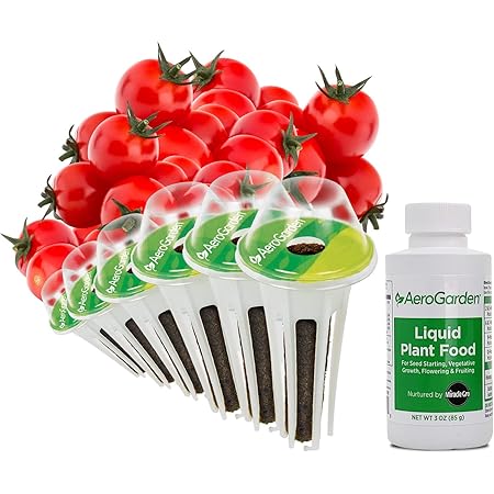 AeroGarden Red Heirloom Cherry Tomato Seed Pod Kit for AeroGarden Hydroponic Indoor Garden, 6-Pod