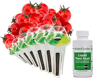 AeroGarden Red Heirloom Cherry Tomato Seed Pod Kit for AeroGarden Hydroponic Indoor Garden, 6-Pod