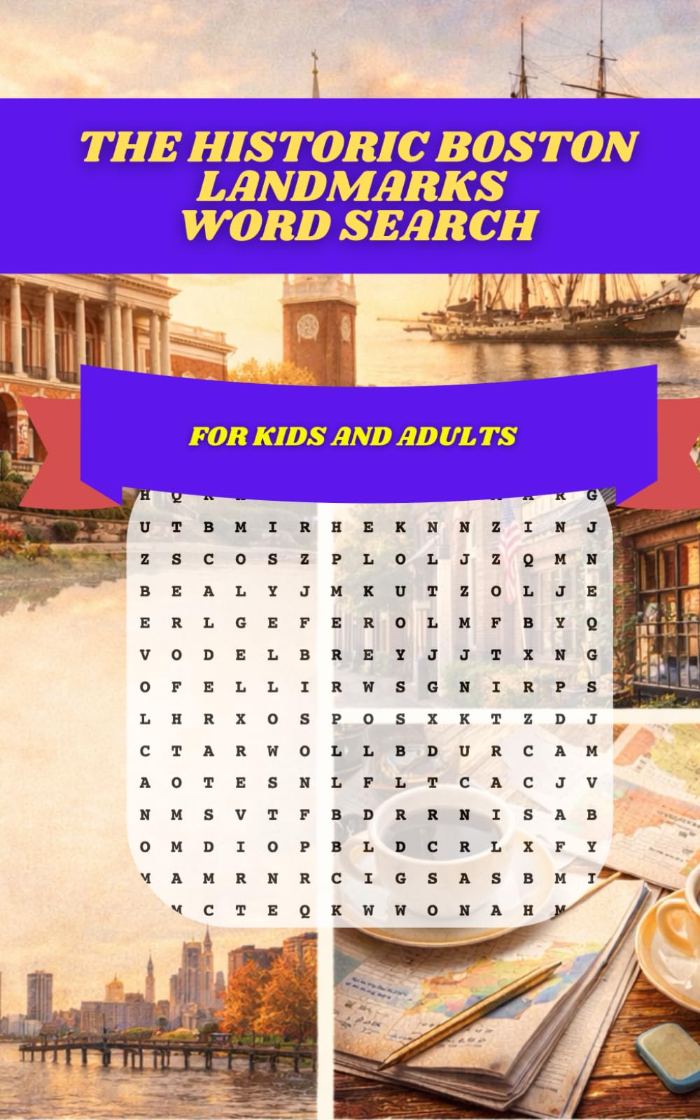 The Historic Boston Landmarks Word Search: 30 Themed Puzzles Celebrating the Freedom Trail, Revolutionary History, and Iconic New England Sites for Adults and Seniors