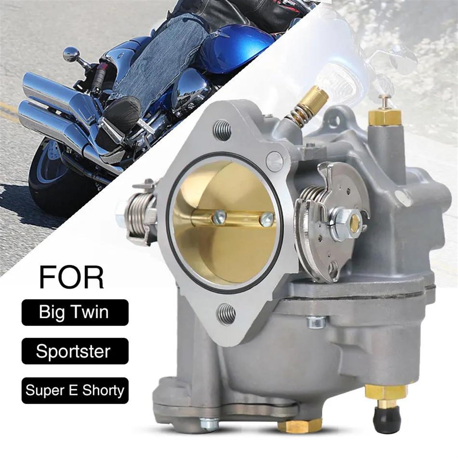 Carburateur Moto Carb pour pour Harley pour Big Twin & Sportster S & Shorty Super E Carburador