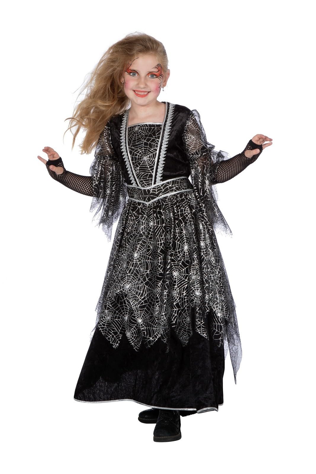 WILBERS & WILBERS 3359-164 Kinderkostüm Hexe Children's Spider Witch Costume, Black, 164 (EU)