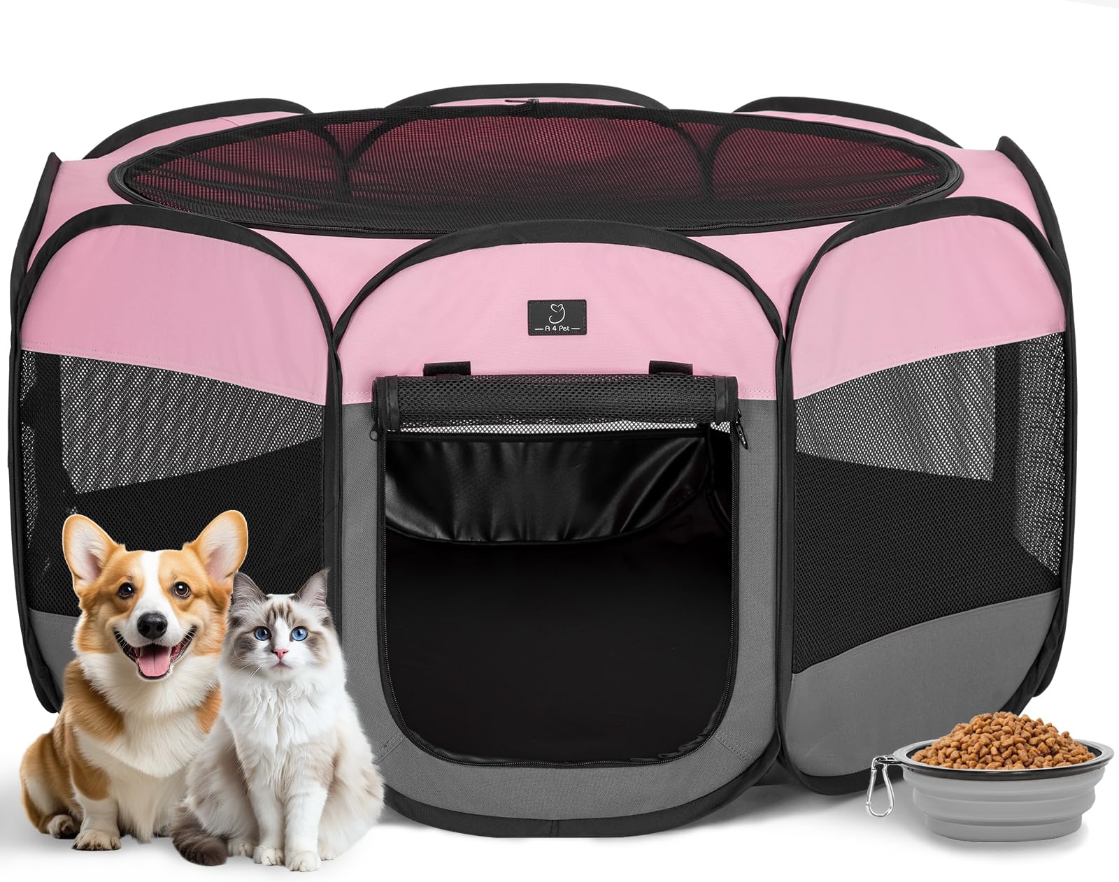 A 4 Pet Pop-Up Dog Playpen