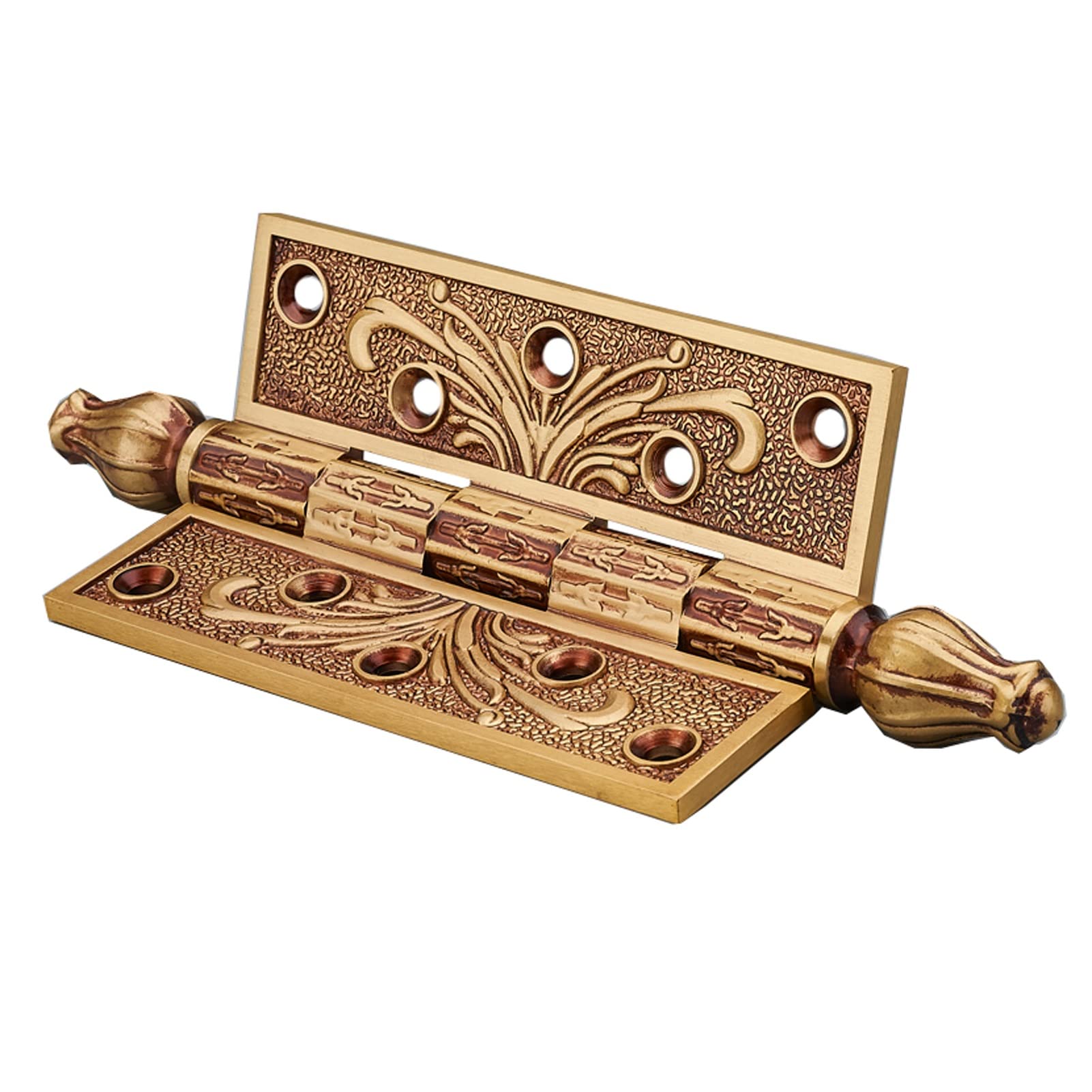 1PCS Thick Silent Hinged，European Head Hinged Bearing Integral Door Hinges for Solid Wood(4INCH)