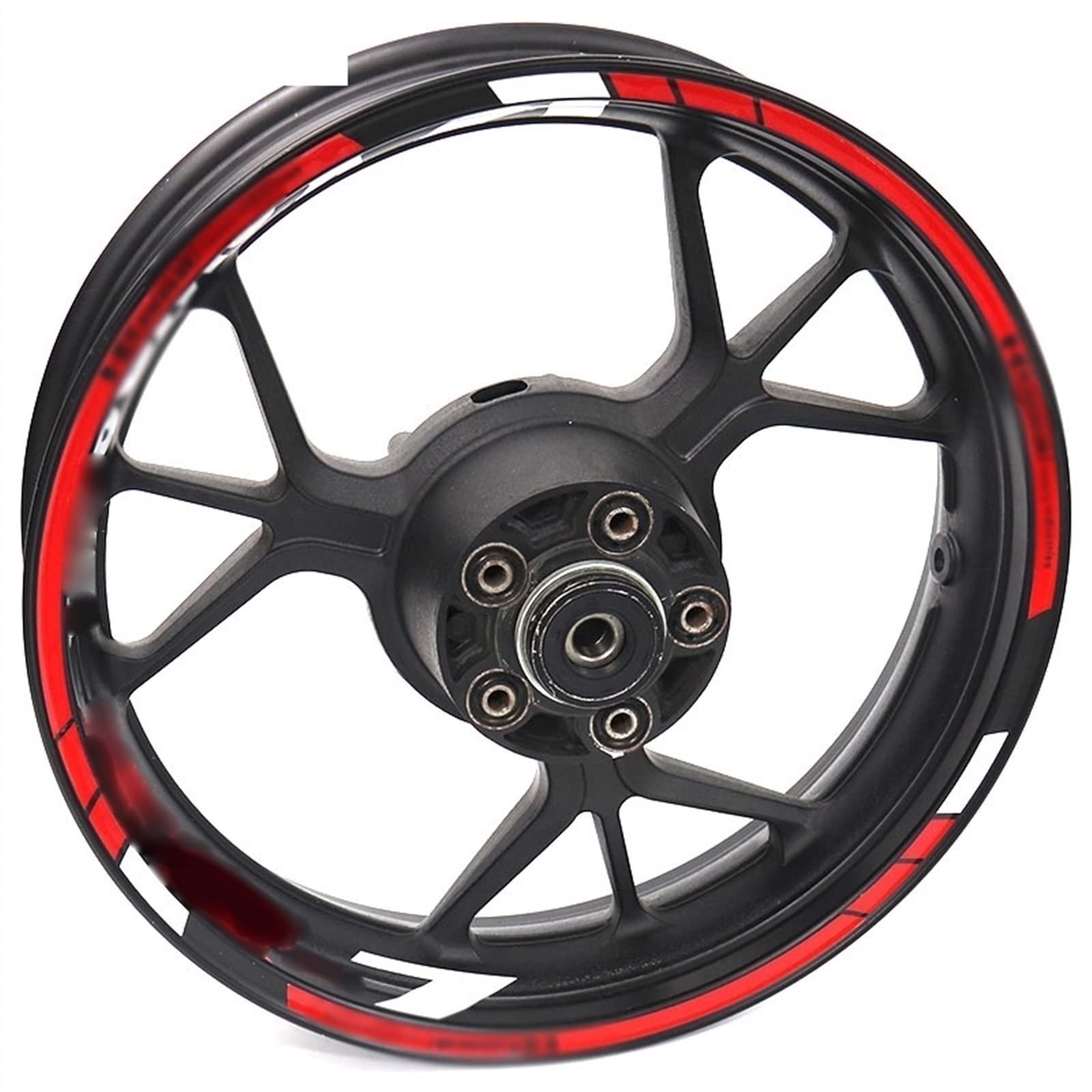 Motocicleta Estilo Rueda Neumático Reflectante Raya Pegatina Creativa Llanta Calcomanía para Kawasaki ZR-7 ZR7 ZR-7 Calcomanías Llantas (Color : 11)