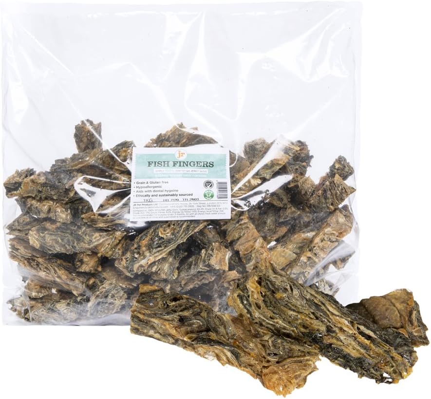 Sea Treats 500g Whitefish Jerky Fish Fingers Dog Treat Chew Teeth