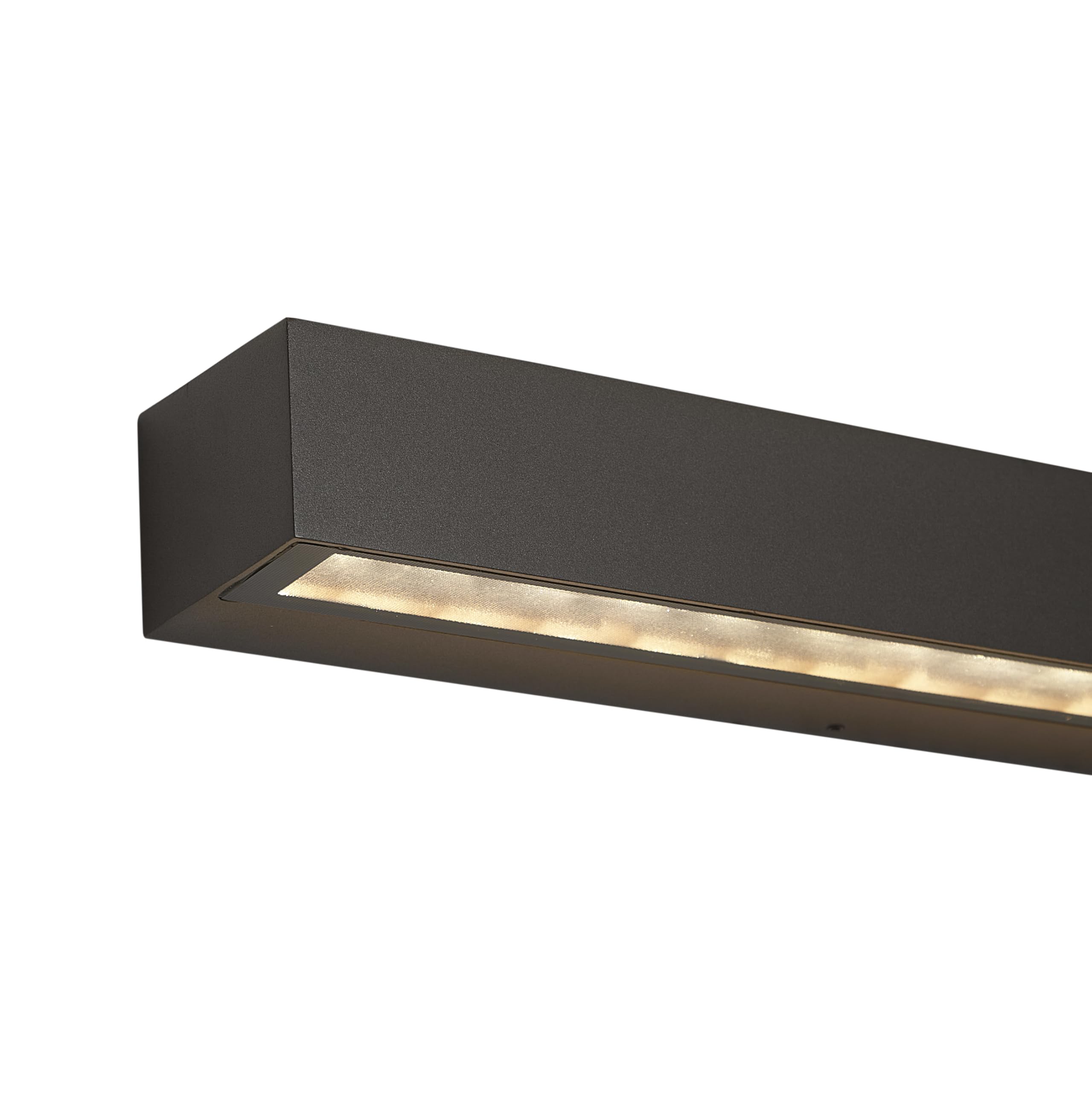 Qazqa LED industriel applique murale extérieure noir 55.4cm Hannah