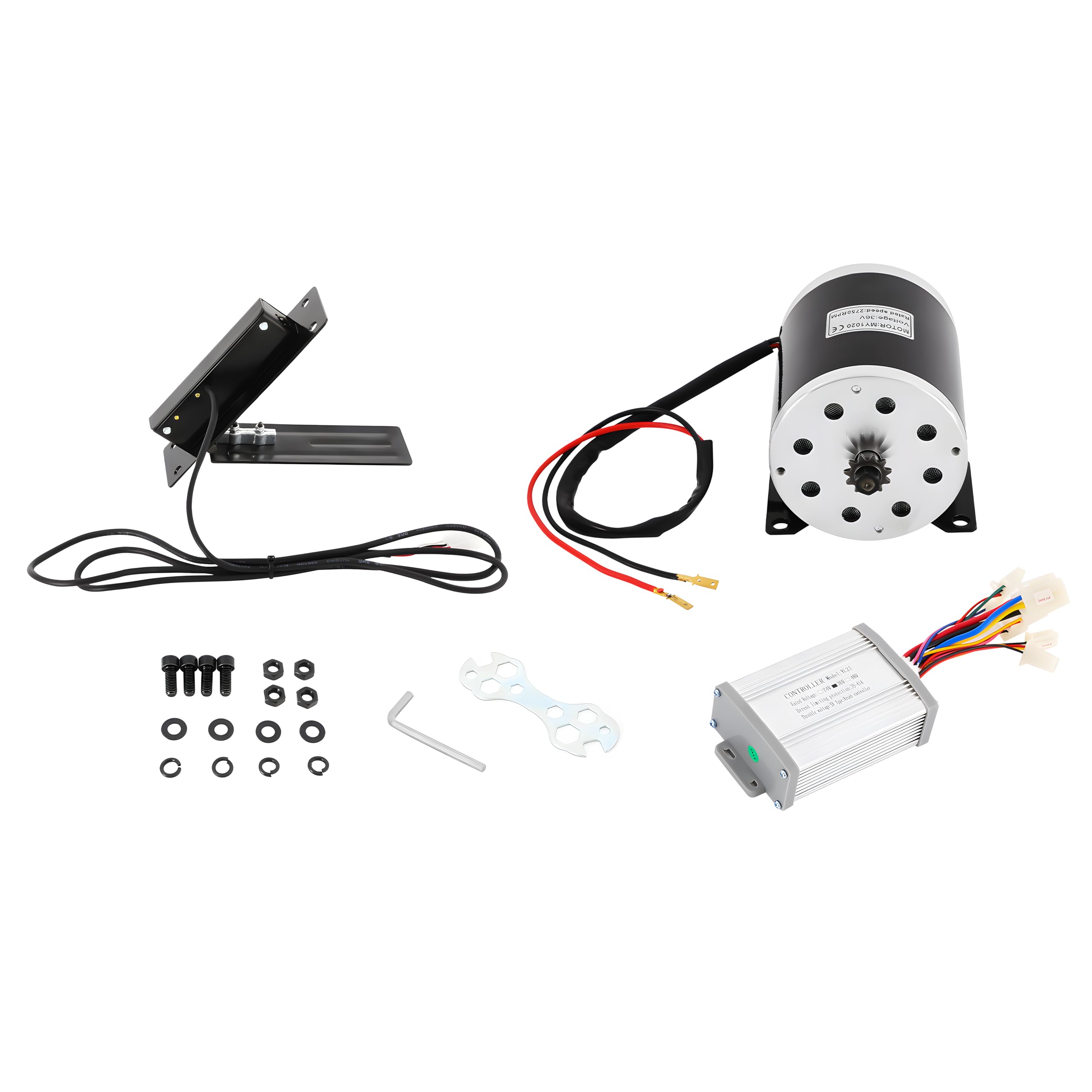 Silnik szczotkowy 800 W DC 36 V z pedałem nożnym Go Kart, silnik elektryczny 2750 obr./min, silnik elektryczny 2,8 Nm, moment obrotowy, wydajny silnik elektryczny do gokartów, rowerów
