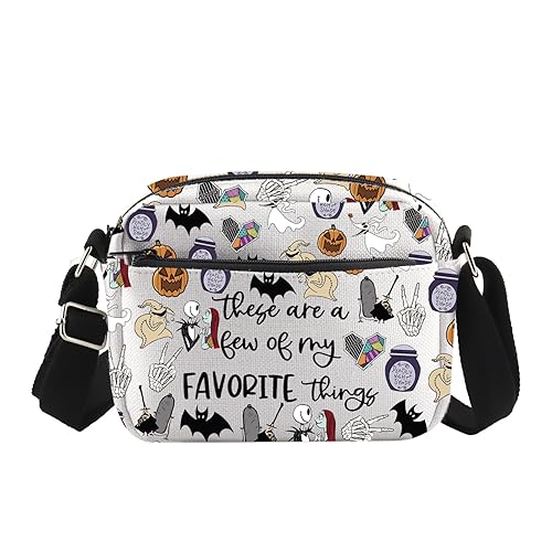 Nightmare Movie Inspired Crossbody Purses Bag Spooky Gift Zero Ghost Dog Gift Nightmare Skull Lover Gift - Night Cross2
