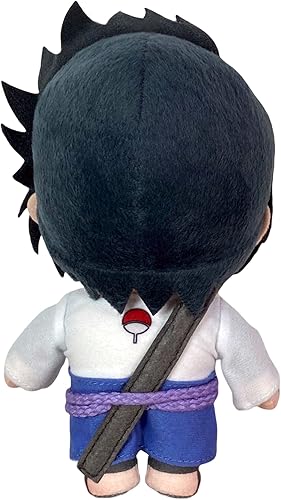 Miniatura 2 de Great Eastern Entertainment Naruto Shippuden - Peluche Sasuke de 8 pulgadas de alto, multicolor