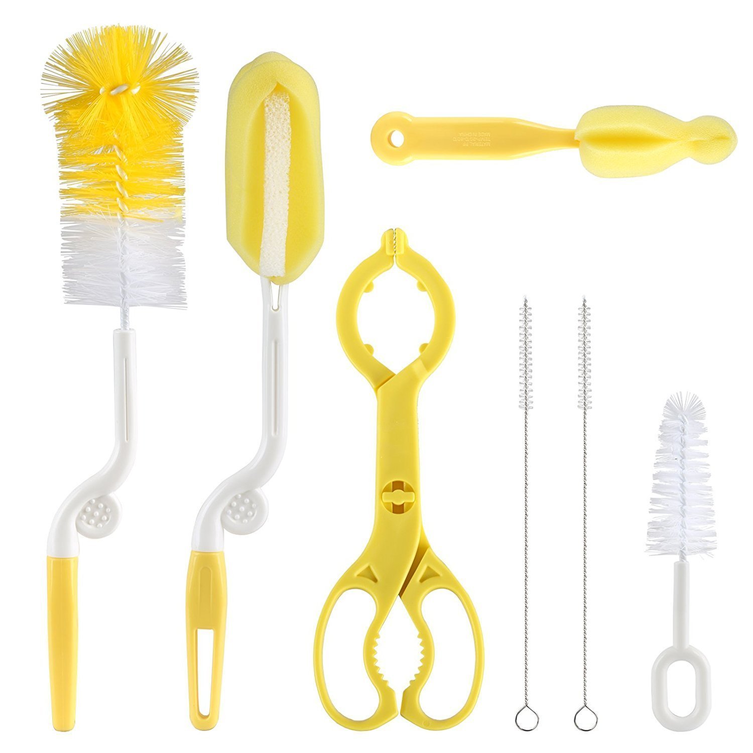 RKPM HOMES Bottle Brush-360 Rotation Bottle Cleaner Baby Bottle Brush Water Bottle Brush Kit 7 In 1 Nylon Sponge Brush Blue-7Pcs Set (B07DWWYKJ3) Amazon Price History, Amazon Price Tracker