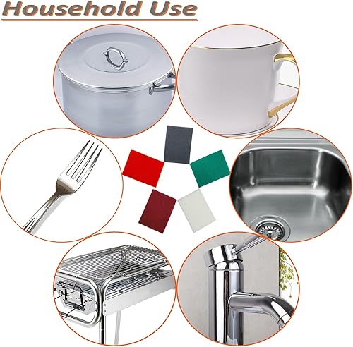 Miniatura 7 de Paquete de 15 almohadillas de mano de 6 x 9 pulgadas, gruesas, medianas, finas, superfinas, 5 diferentes especificaciones, surtido de almohadillas