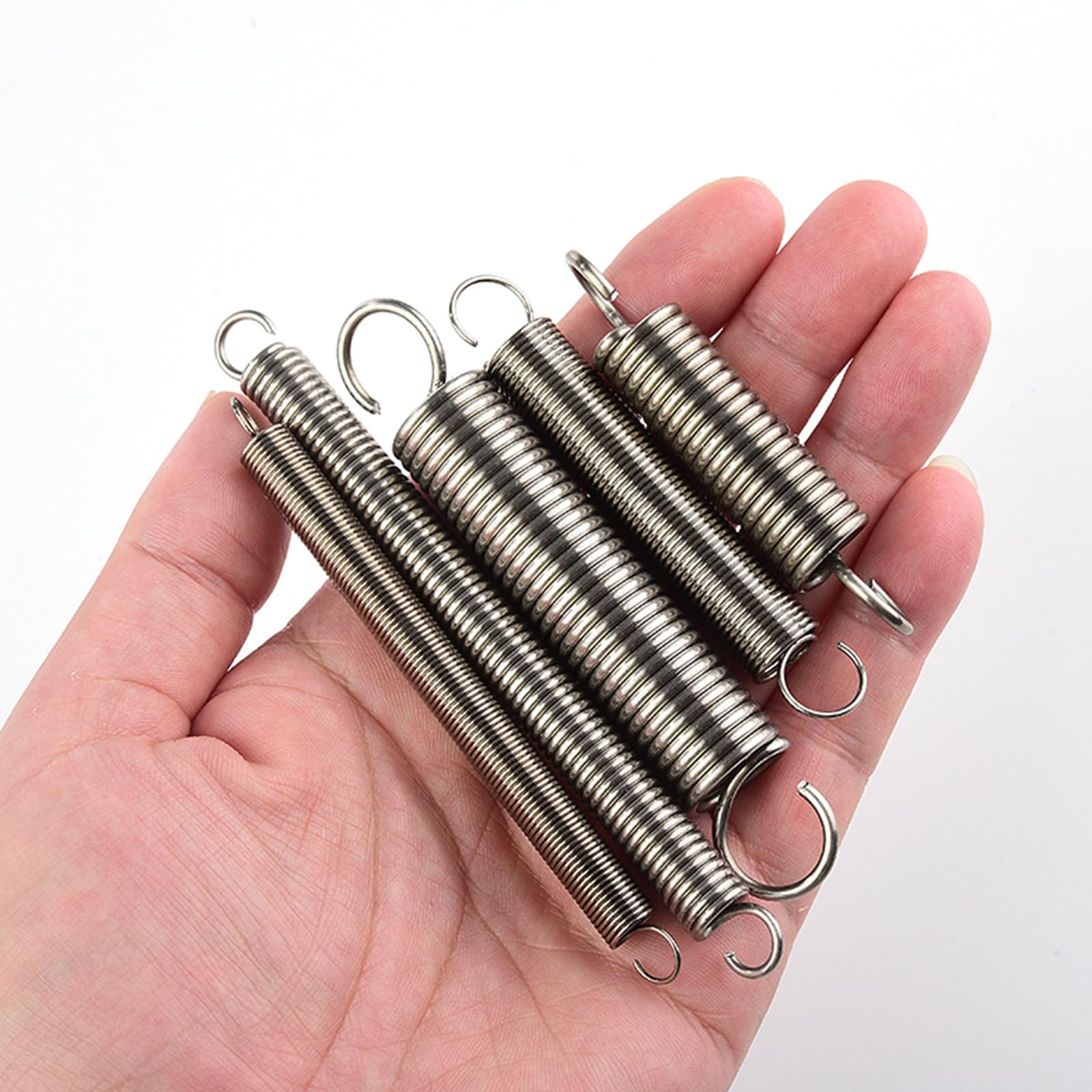 Molle Di Trazione In Acciaio Inox Con Gancio &ndash; Diametro Filo 0,3 Mm A 0,5 Mm