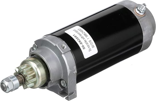 Quicksilver 892339T01 Starter Motor Assembly for Mercury and Mariner 2-Cycle, 4-Stroke, EFI, DFI and Verado Outboards