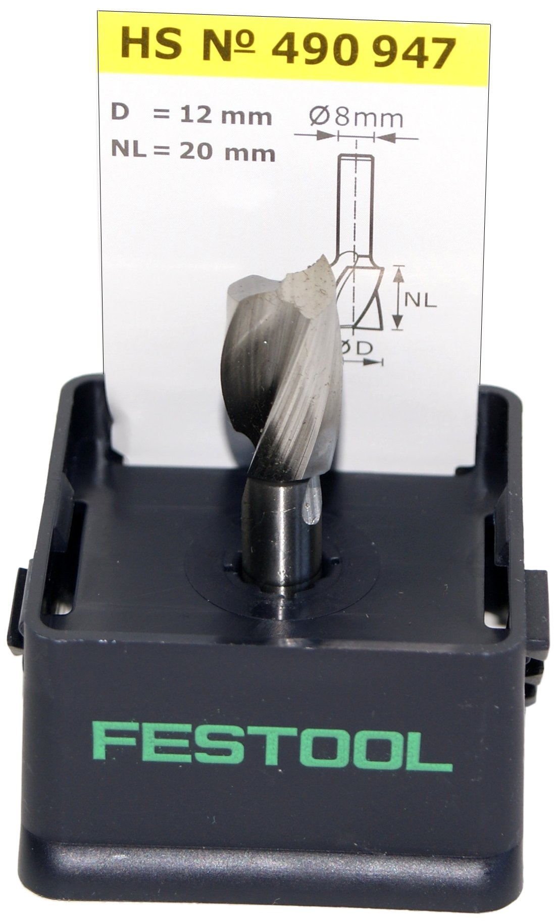 Festool Fresa helicoidal HW para ranurar HS Spi S8 D14/20