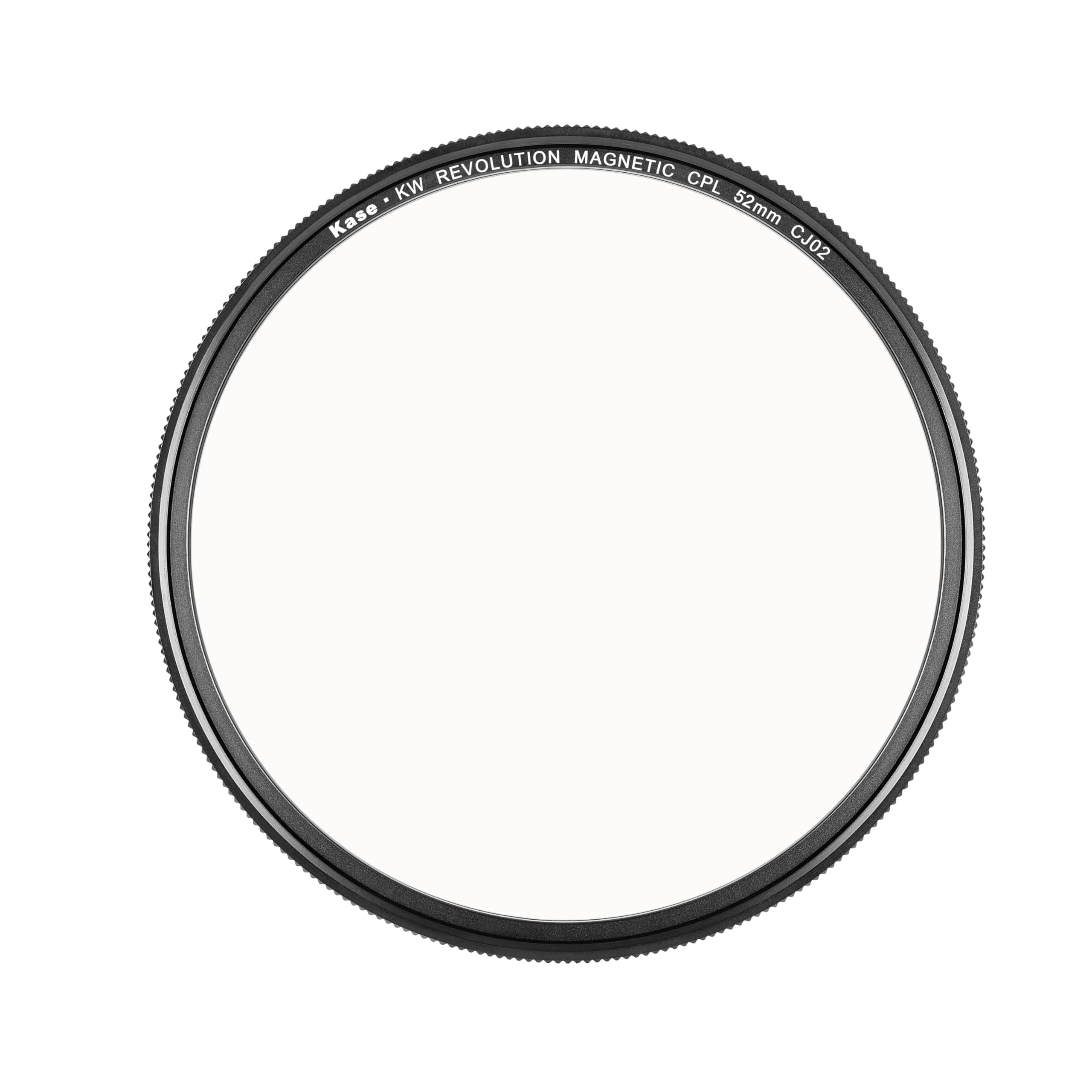 Kase Wolverine Revolution 52mm Magnetic CPL Shockproof Tempered Optical Glass Filter w Silver Ring & Adapter