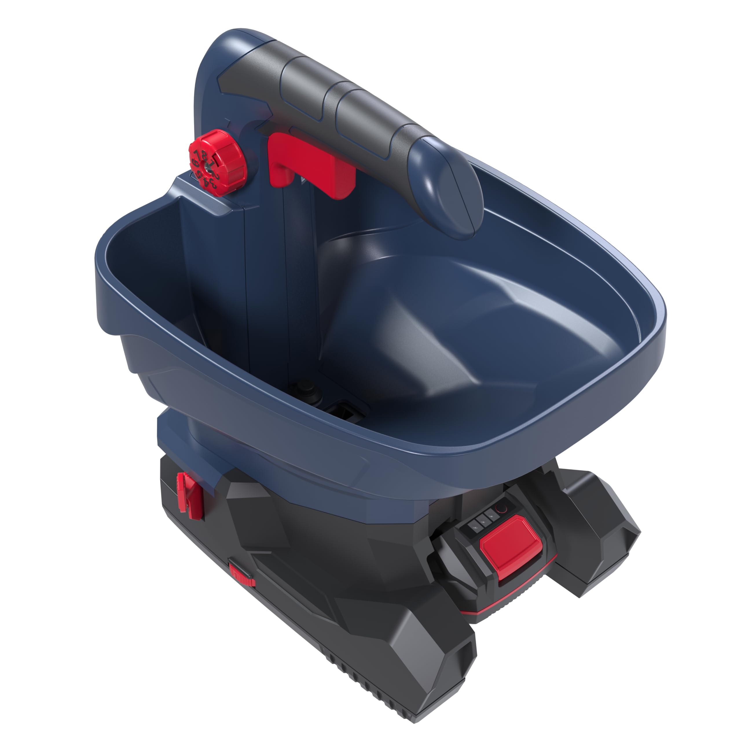 Güde Épandeur Universel sans Fil GUS 18-201-05 (18 V, Li-ION, Largeur d'épandage de 5 m, 6 Vitesses, 8 Modes d'épandage, 6 Angles d'épandage, capacité de 3,3 litres, avec Batterie 2 Ah et Chargeur)