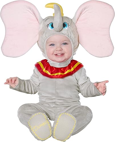 Spirit Halloween Disfraz de bebé de Disney Dumbo  Producto oficial  Disfraz fácil  Disfraces de Halloween para bebé
