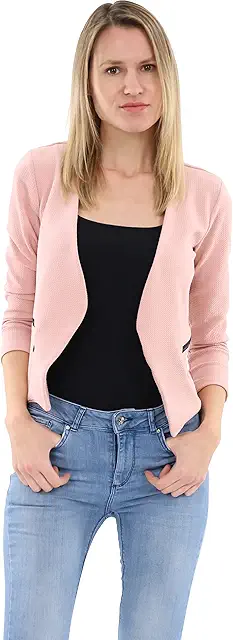 Malito Basic Look Blazer Zip Suit 6040 Women - Kavaj utan krage dam