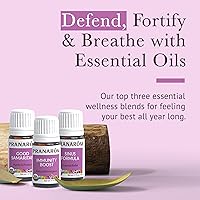 Vista 2 de Pranarom - Kit de aceites esenciales S.O.S. Wellness (paquete de 3 de 0.2 onzas líquidas) - Buen samaritano, refuerzo de inmunidad y fórmula sinusal