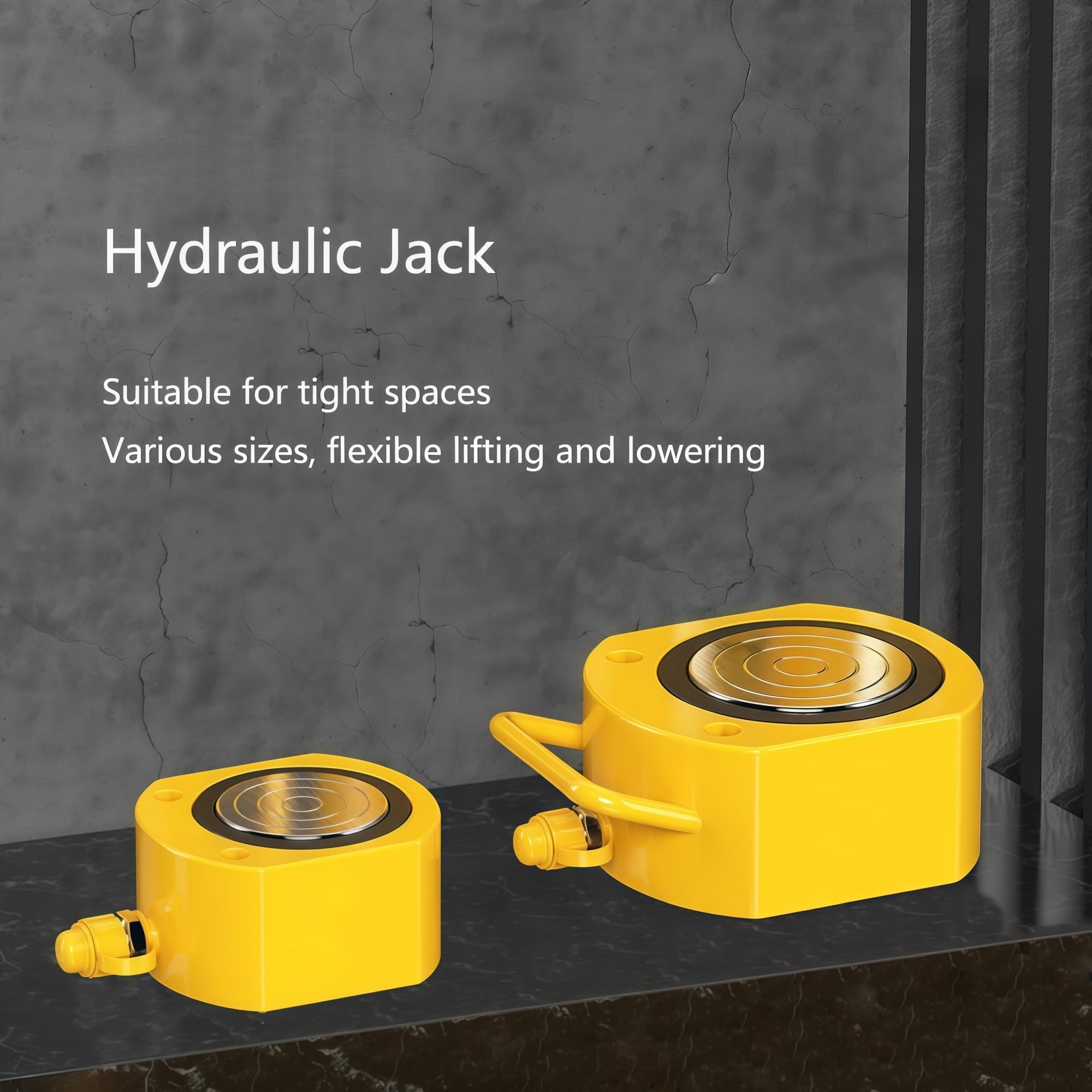 Hydrauliczny podnośnik samochodowy, skok 0,55 cala, hydrauliczny podnośnik cylindryczny, automatyczny cylinder podnośnika, czterowarstwowa obudowa, nadaje się do pracy