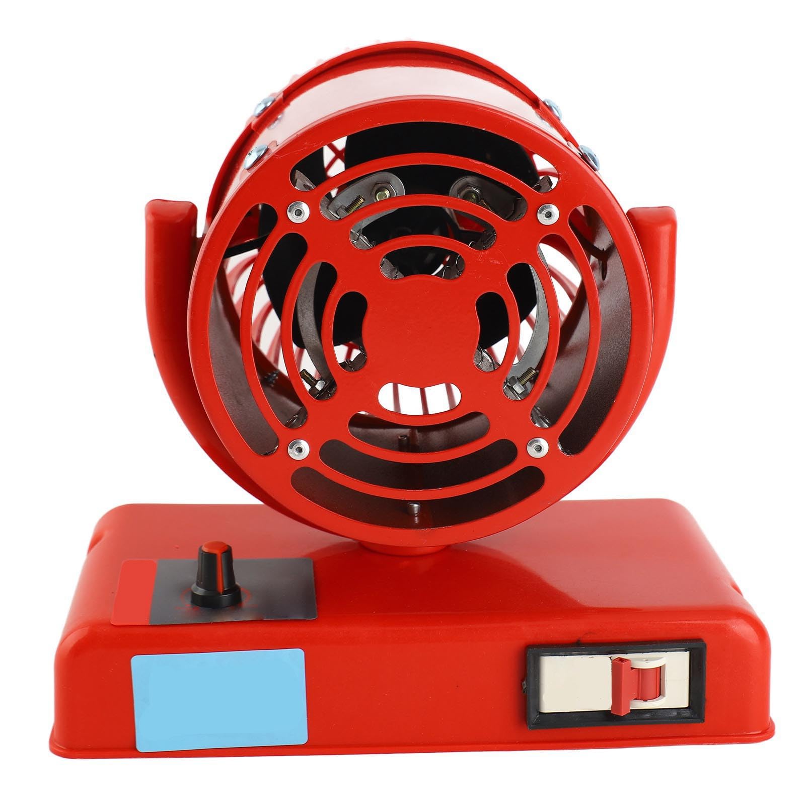 KIMISS 1000W-1200W Désembueur de Voiture en Alliage d'aluminium Désembueur de Pare-Brise Portable Dégivreur Ventilateur de Refroidissement Rapide pour Voiture (Rouge) (12V)