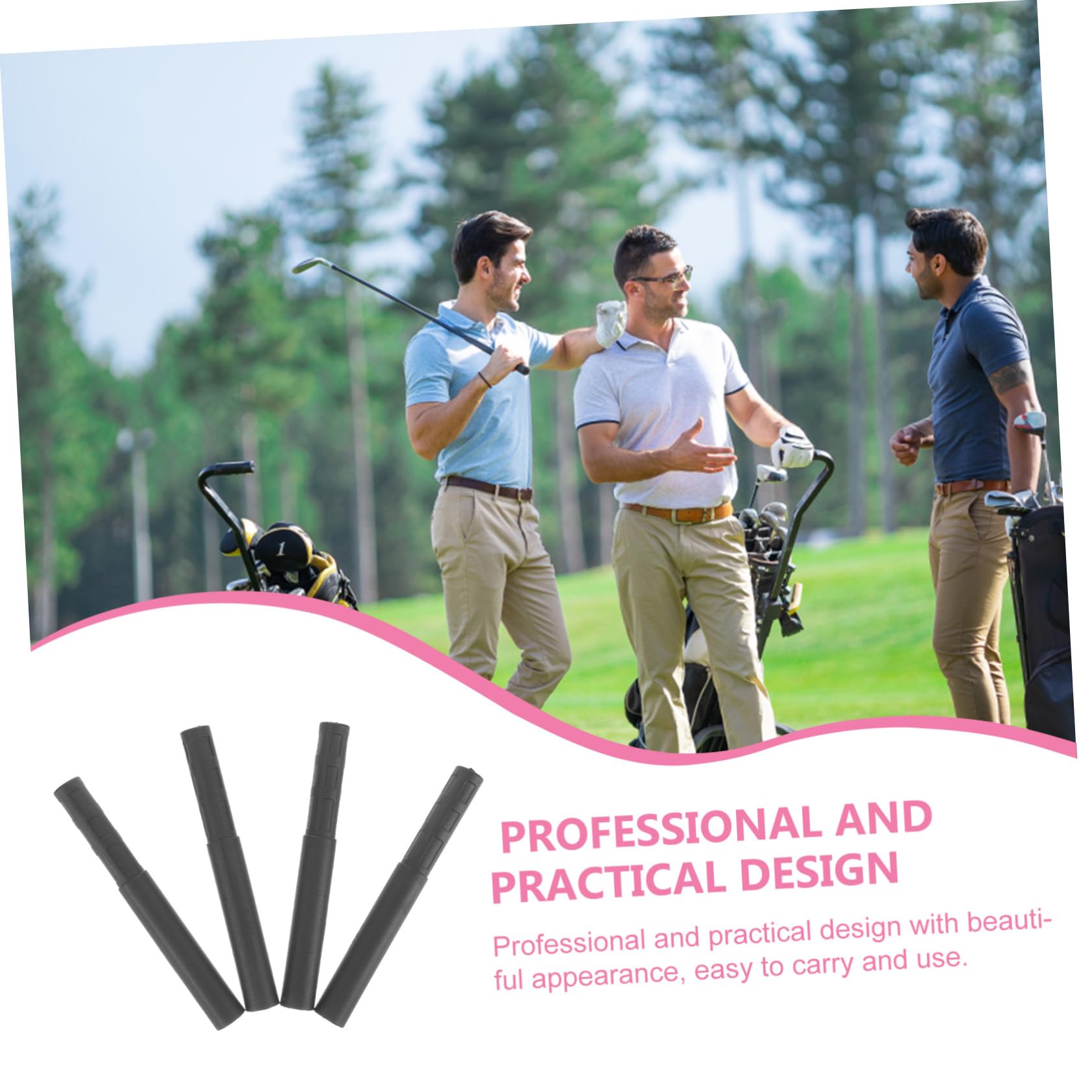 Supvox Praktischer Extender Für Golfschläger Erweiterungen Von Golfschlägern Zubehör Für Outdoor-Golf Golfschaftverlängerung Carbonfaser-verlängerungsstange Kohlefaser