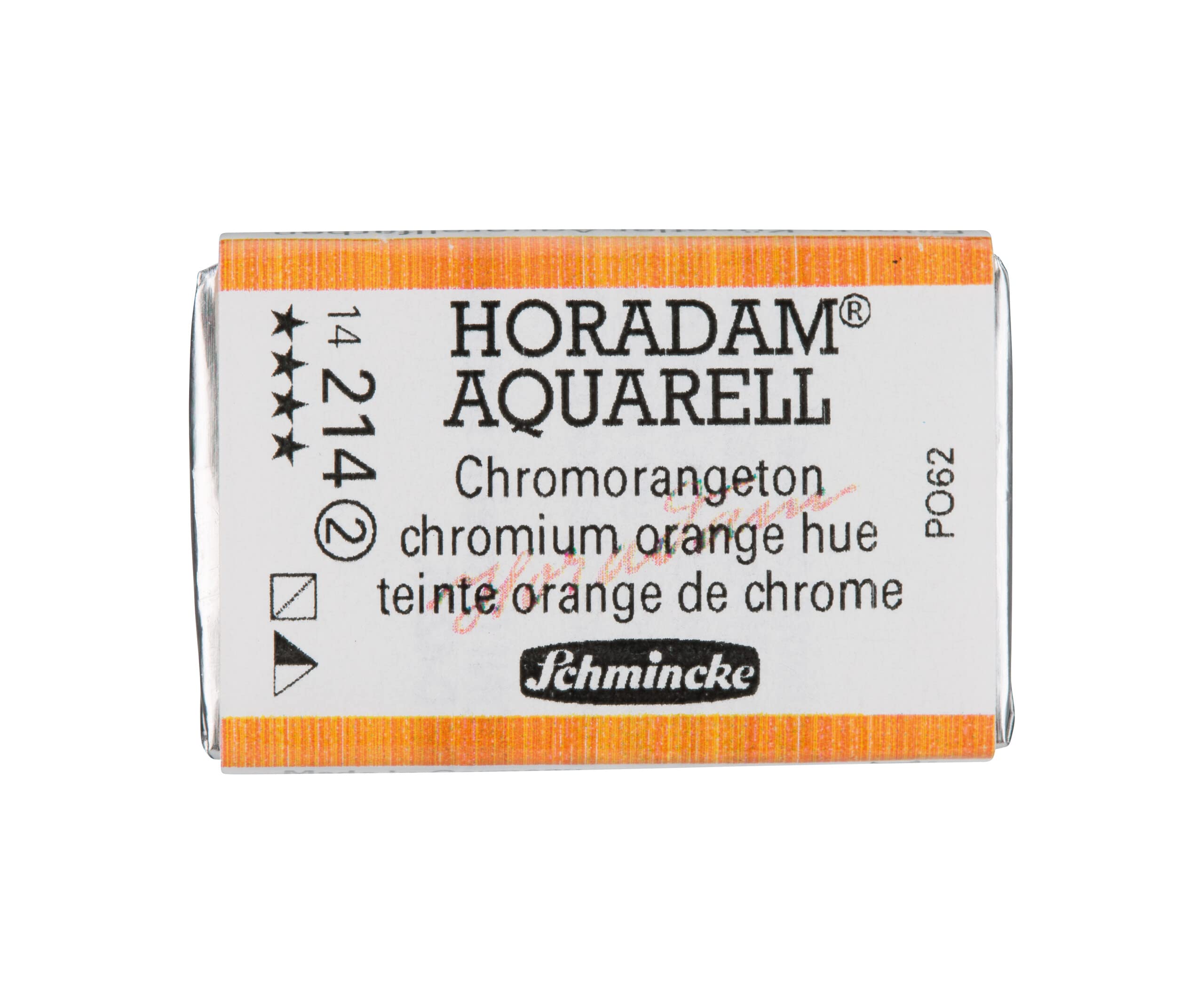 Schmincke - HORADAM® AQUARELL - finest artists' watercolours, 487 Cobalt blue light, 14 487 044, 1/2 pan — view 180