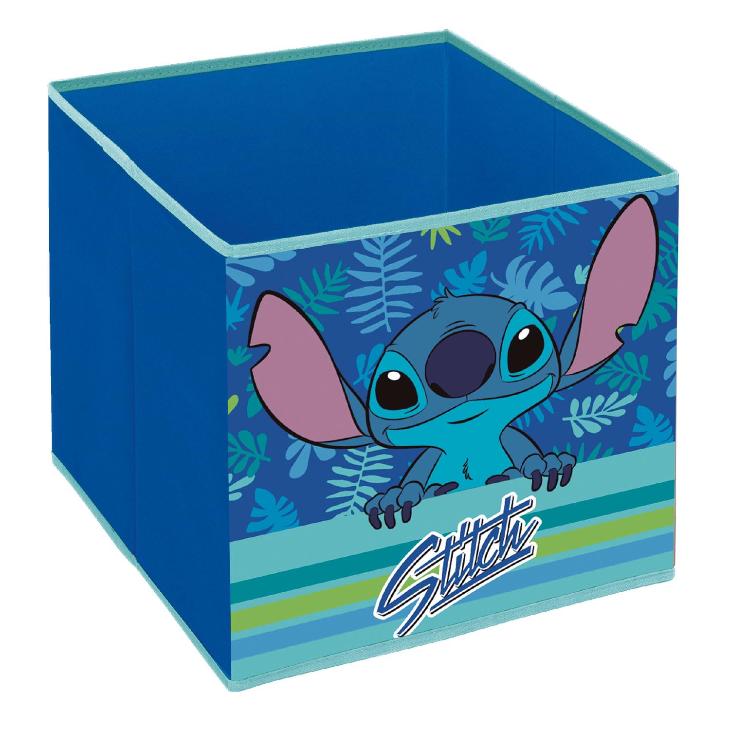 ARDITEX Disney Stitch Collapsible Organizer Bin - 31x31x31cm - For storing toys, clothes and accessories