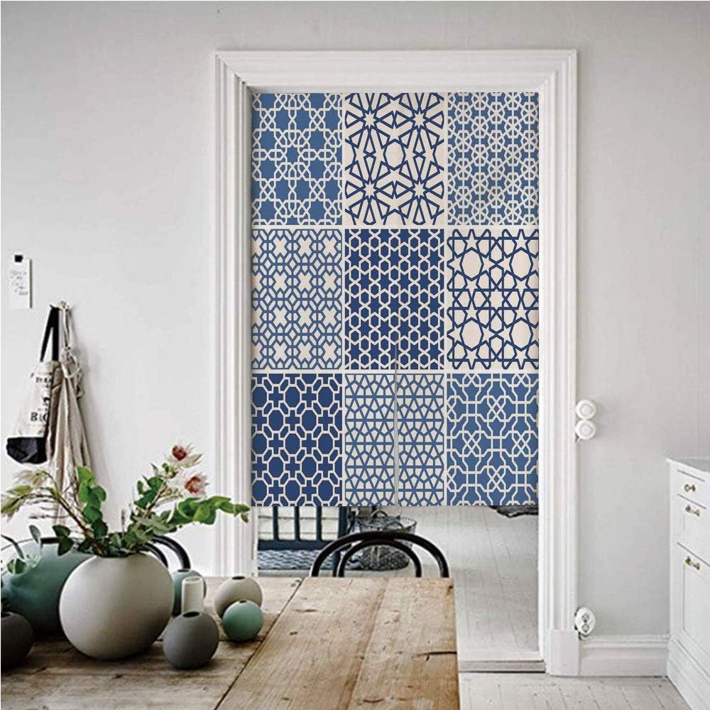 Arabian Noren Blindfold Landscape Noren Width 33 5 X Length 66 9 Inches 85 X 170 Cm Islamic Motif Of Arabic Ethnic Muslim Empire Elements Hemp Style Green Plain Japanese Style Luxury Noren Blindfold Long Linen Blue White Home Amazon Co Jp