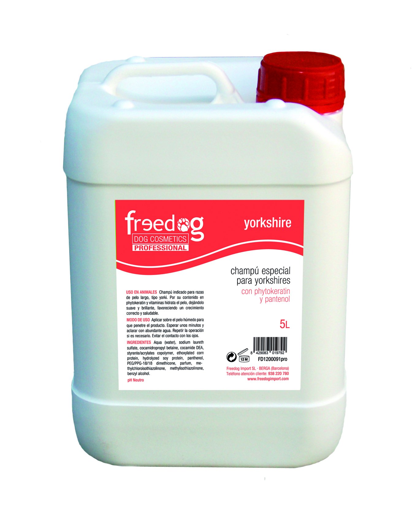 Freedog FD1200091pro - Champú, para Perro y Gato champú Yorkshire