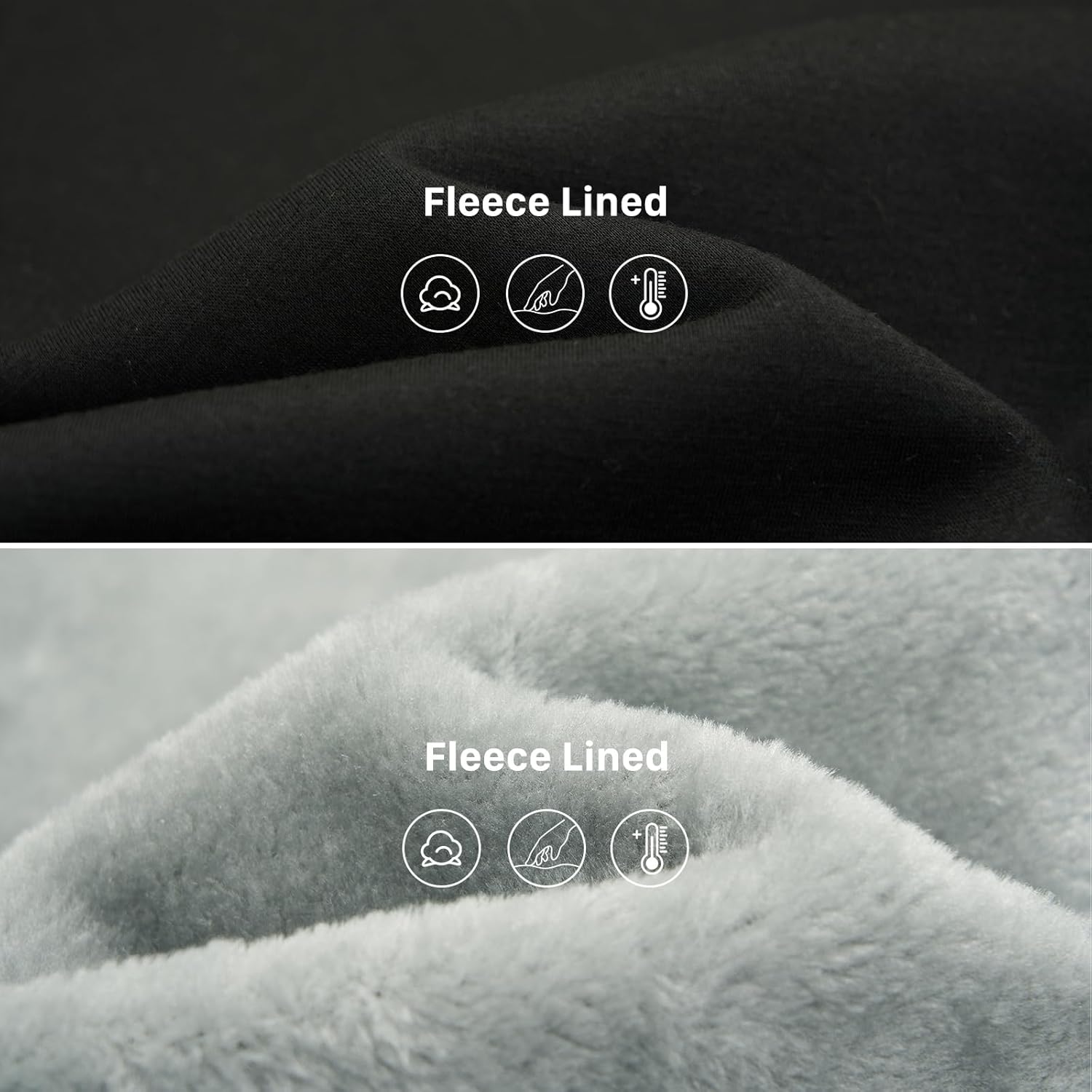 MANTORS Men's Heavyweight Fleece Hoodies Full Zip Sherpa Lined Warm Thick Hoodie Jacket Coats - Image 5