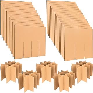 YOTINO 5 Sets Moving Box Glasses Divider Kits for Moving, Wine Glassware Dish Packing Moving Boxes,Cardboard Dividers for Boxes for 16 x 12 x 12 Inch Box (Box Not Included)